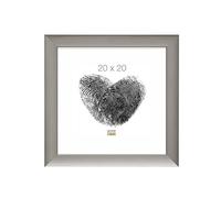 Deknudt Cadre Couleur Gris en Aluminium Taille Image 20,0 x20,0 cm;