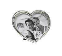 Deknudt Cadre en Couleur argenté avec Swarovski Elements Taille Image 12,5 x15,0 cm;