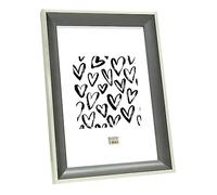 Deknudt Cadre en Couleur Gris combiné avec de l'argenté Taille Image 10,0 x15,0 cm;