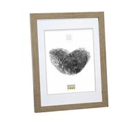 Deknudt Cadre photo avec passe-partout couleur bronze 15x20 S43AD2