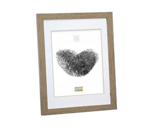 Deknudt Cadre photo avec passe-partout couleur bronze 15x20 S43AD2
