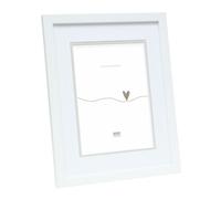 Deknudt Frames S43AK1P1 Cadre Photo avec Passé Partout Bois Blanc 15 x 20 cm