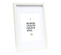 Deknudt Cadre photo blanc avec passe-partout blanc 20x25 | ✅Livraison gratuite à partir de 100 €