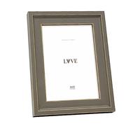 Deknudt Cadre Photo Bois Peint à la Main en Brun Taille Image 13,0 x13,0 cm;