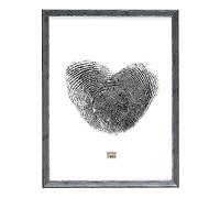 Deknudt Cadre Photo en Gris avec Filet argenté Taille Image 18,0 x24,0 cm;