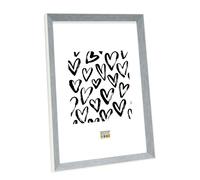 Deknudt Cadre Photo en Gris-Bleu avec Bord Blanc Taille Image 13,0 x18,0 cm;