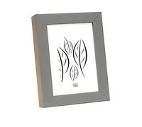 Deknudt Cadre Photo Gris en Bois avec Bord en Couleur Bois