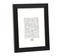 Deknudt Cadre photo noir avec bordure argentée 20x20 S41VK2