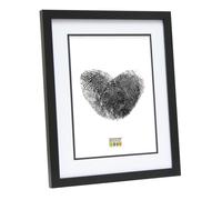 Deknudt Cadre photo noir avec passe-partout 10x15 S43AK2