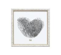 Deknudt Cadres Photo, Résine, Blanc, 13 x13 cm