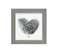 Deknudt Cadres Photo, Résine, Gris, 15 x15 cm