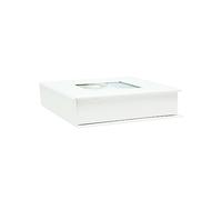 Deknudt Frames Boîte USB Similicuir Blanc 13x13cm S66DJ4