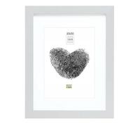 Deknudt Cadre photo S66k (mdf) avec passe-partout 20x30 (fenêtre 13x18) Argenté