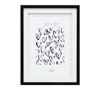 Deknudt Frames Cadre avec Passe-partout Photo 20x30cm Noir S65KK2 P1