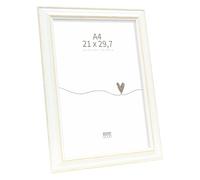 Deknudt Frames Cadre photo S221h1 Basic Bois 21 x 29,7 Blanc/beige