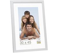 Deknudt Cadre photo S44CD1 Basic Bois/MDF argenté 30 x 45 cm