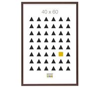Deknudt Frames S44CH4 Basic Cadre Photo Bois/MDF Brun Foncé Fin 40 x 60 cm