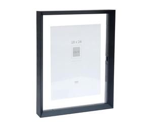 Deknudt Frames Cadre Entre 2 Verres Aluminium Noir Max. 18x24cm S028K2