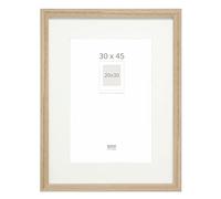 Deknudt Frames Cadre photo avec passe-partout - Couleur chêne - Bois clair - S66KH1 P1 30x45cm pour photo 20x30cm - Bois MDF - pour accrocher