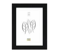 DEKNUDT FRAMES Cadre photo avec passe-partout - Noir - S66KF2 P1 15x20cm pour photo 10x15cm - Bois MDF - pour accrocher ou poser