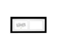 Deknudt Frames S66KC2 Cadre Photo pour 2 Photos Horizontal Noir 13 x 18 cm