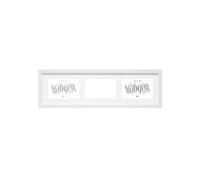 Deknudt Frames S66KC6 Cadre Photo pour 3 Photos Horizontal Blanc 10 x 15 cm