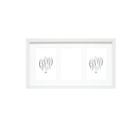 Deknudt Frames S66KA6 Cadre Photo pour 3 Photos Vertical Blanc 15 x 20 cm