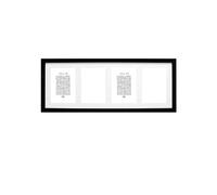 Deknudt Frames S66KA4 Cadre Photo pour 4 Photos Vertical Noir 13 x 18 cm
