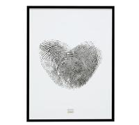Deknudt Frames S011S2 Cadre Photo Résine Noir Brillant 40 x 50 cm