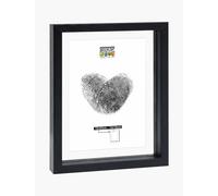 DEKNUDT Frames - Cadre photo - entre deux verres - bord noir - bois MDF - pour format jusqu'à 15x20cm - S68SG2 - à poser