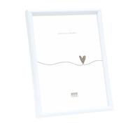 Deknudt Frames - Cadre photo en résine pour photo 13x18cm - blanc - pour accrocher ou poser - pour affiches ou posters - S011S1 13x18