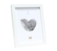 Deknudt Frames Cadre photo S40AK1 Moulure haute Bois/MDF Blanc 15 x 20 cm avec Passe-partout