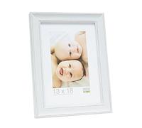 Deknudt Frames S40JF1 Cadre Photo Bois Fin Peint Blanc 9 x 13 cm