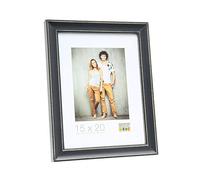 Deknudt Frames S40JF2 Cadre Photo Bois Fin Peint Noir 18 x 24 cm