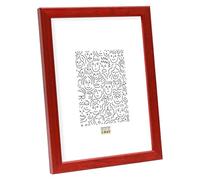 Deknudt Frames S41JL4-15.0X20.0 Cadre Photo Bois Fin Rouge 22 x 17 x 1,4 cm