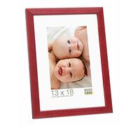 Deknudt Frames S41JL4 Cadre Photo Bois Fin Rouge 30 x 40 cm
