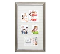Deknudt Frames S41ND1-G-40.0X70.0 Gallerina Cadre Multi Photos avec Filet Argenté 78,8 x 48,8 x 2 cm