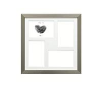 Deknudt Frames S41VD1 P4A Photo pour 4 Photos Bois Argenté 34,6 x 34,6x 34,6 x 1,6 cm