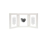 Deknudt Frames S41VF1-H3V-13.0X18.0 Cadre Photo Triptyque Vertical Résine Blanc 22,4 x 17,3 x 1,6 cm