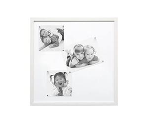 Deknudt Frames S41VF1M Cadre Photo Panneau Aimanté Bois Blanc 40 x 50 cm
