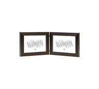 Deknudt Frames S41VK3 H2H Cadre Photo Diptyque Horizontal Résine Brun 15 x 20 cm