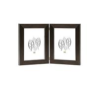 Deknudt Frames S41VK3-H2V-13.0X18.0 Cadre Photo Diptyque Vertical Résine Brun 21,2 x 16,1 x 1,7 cm