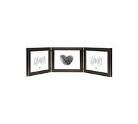 Deknudt Frames S41VK3 H3H Cadre Photo Triptyque Horizontal Résine Brun 10 x 15 cm