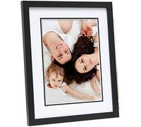 Deknudt Frames S43AK2P1 Cadre Photo avec Passé-Partout Bois Noir 13 x 13 cm