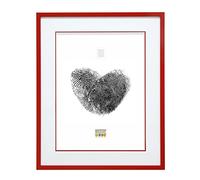 Deknudt Frames S43AK4P1 Cadre Photo avec Passé-Partout Bois Rouge 30 x 40 cm
