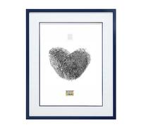 Deknudt Frames S43AM6P1 Cadre Photo avec Passé Partout Bois Bleu 30 x 40 cm
