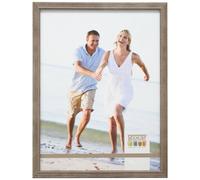 Deknudt Frames S43VF3-28.0X35.0 Cadre Photo Bois Beige avec Filet de Petites Boules Argenté 28 x 35 cm