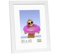 Deknudt Cadre photo S44CF1 Basic en bois/MDF Blanc 30 x 40 cm