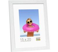 Deknudt Cadre photo S44CF1 Basic en bois/MDF Blanc 30 x 40 cm
