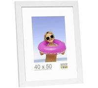 Deknudt Frames Cadre photo S44CF1 Basic Bois/MDF Blanc 40 x 50 cm